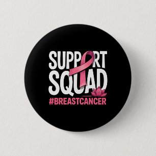 Unterstützung des Brustkrebs-Kriegers in Rosa Band Button