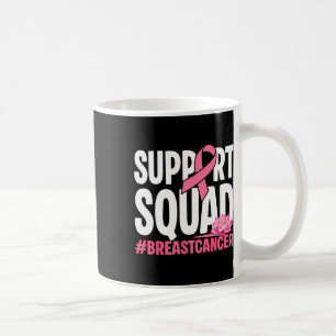 Unterstützung des Brustkrebs-Kriegers in Rosa Band Kaffeetasse