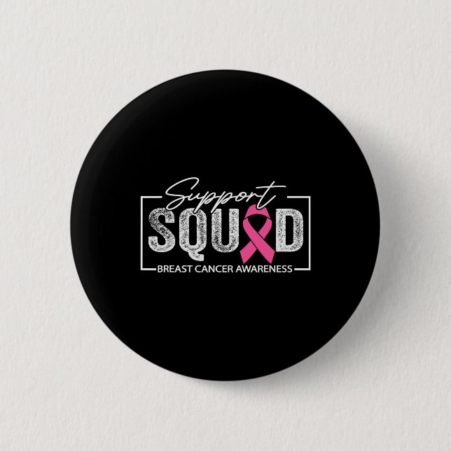 Unterstützung des Brustkrebskranzes Brustkrebs Button (Vorderseite)