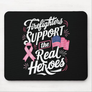 Unterstützung des echten Brustkrebses von Helden Mousepad