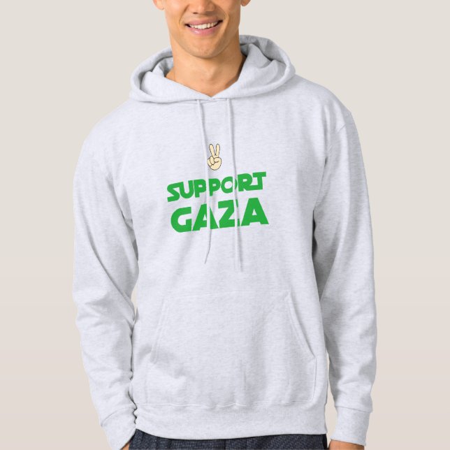 Unterstützung des Gaza-T - Shirt zur Völkermord (Vorderseite)