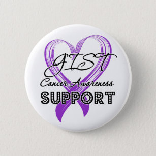 Unterstützung des GIST-Krebsbewusstseins Button