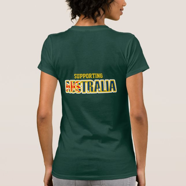 Unterstützung des grafischen T - Shirt in Australi (Rückseite)