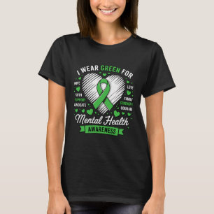 Unterstützung des Grünen Bandes für den Monat der T-Shirt