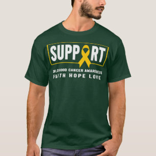 Unterstützung des Krebs im Kindesalter - Krebs im  T-Shirt