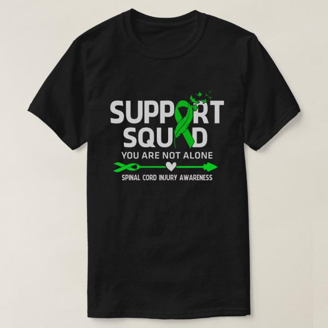 Unterstützung des Kriegers Spinal Cord Verletzung  T-Shirt (Design vorne)