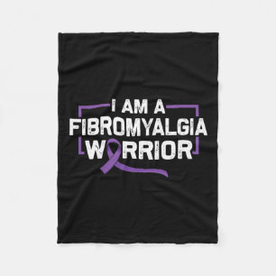Unterstützung des Lila Bandkriegs gegen Fibromyalg Fleecedecke