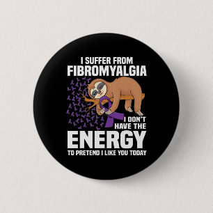 Unterstützung des Lila Ribbon-Kriegers Fibromyalgi Button