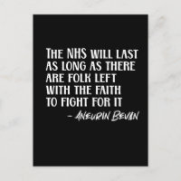 Unterstützung des NHS Aneurin Nye Bevan Proud des