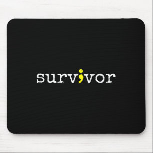 Unterstützung des Selbstmordbewusstseins Symbol-Er Mousepad