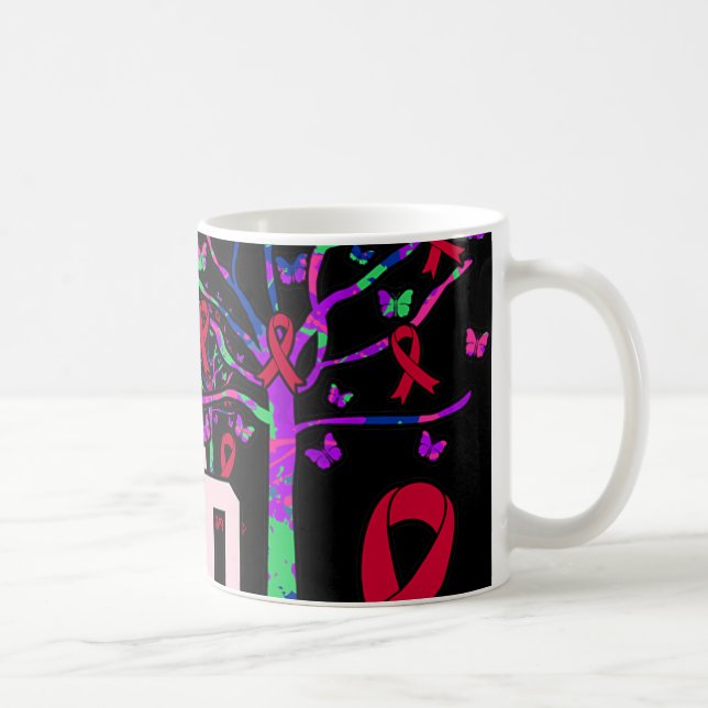 Unterstützung des Squad Brain Aneurysm Aufklärung  Kaffeetasse (Rechts)