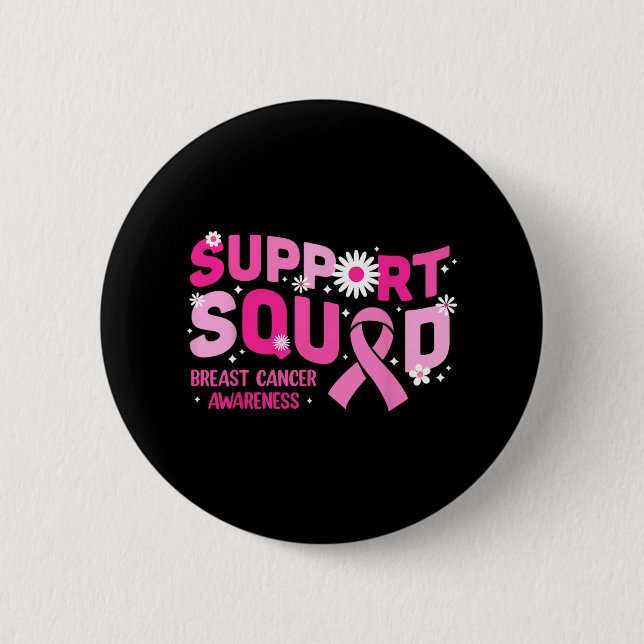 Unterstützung des Squad Breast Cancer Awareness Pi Button (Vorderseite)