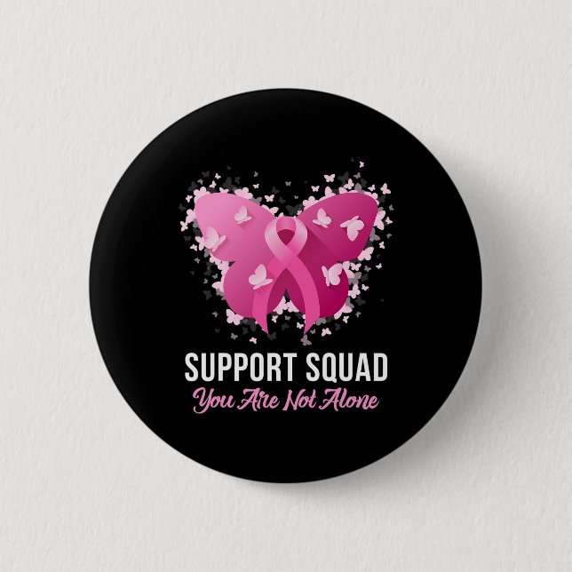 Unterstützung des Squad Breast Cancer Awareness Pi Button (Vorderseite)