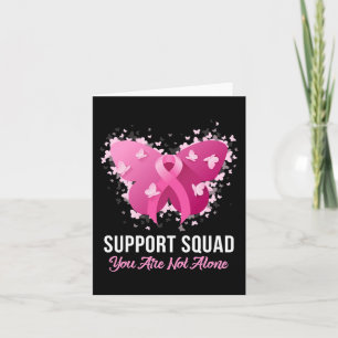 Unterstützung des Squad Breast Cancer Awareness Pi Karte