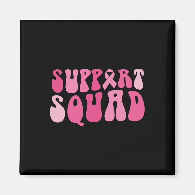 Unterstützung des Squad Breast Cancer Awareness Pi Magnet (Vorne)