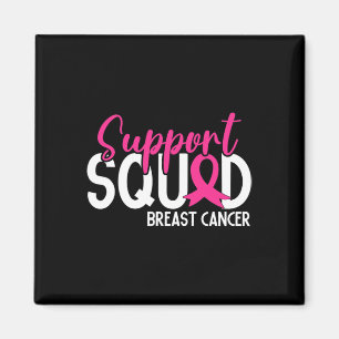 Unterstützung des Squad Breast Cancer Awareness Pi Magnet