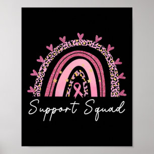 Unterstützung des Squad Breast Cancer Awareness Su Poster