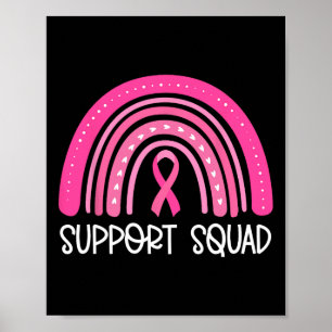 Unterstützung des Squad Breast Cancer Awareness Su Poster