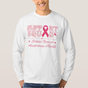 Unterstützung des Squad Breast Cancer Awareness T T-Shirt