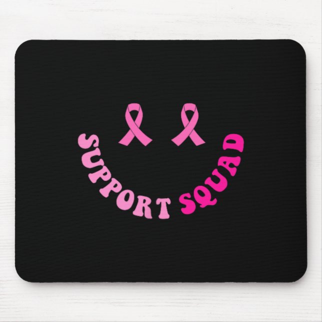 Unterstützung des Squad Brustkrebs-Bewusstseins 2  Mousepad (Vorne)