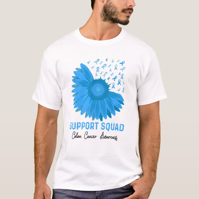 Unterstützung des Squad Colon Cancer Awareness T-Shirt (Vorderseite)