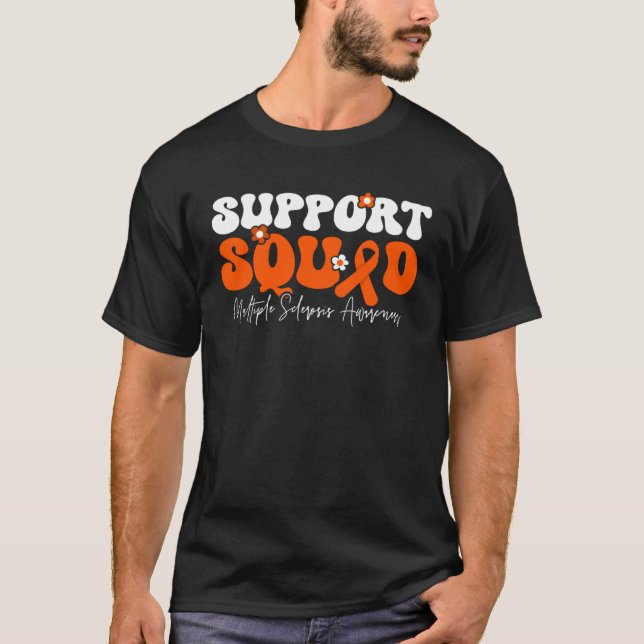 Unterstützung des Squad Multiple Sklerose Awarenes T-Shirt (Vorderseite)
