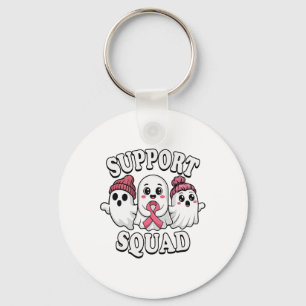 Unterstützung des Squad Niedlich Ghosts Breastkreb Schlüsselanhänger
