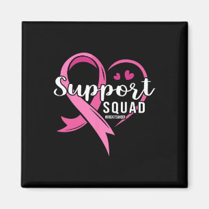 Unterstützung des Squad Niedlich Heart Breast Canc Magnet