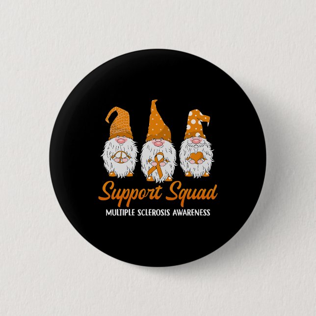 Unterstützung des Squad Ribbon Multiple Sklerose-B Button (Vorderseite)