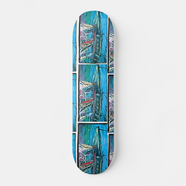 UNTERSTÜTZUNG DES STADTUMS SKATEBOARD (Vorderseite)