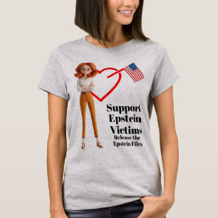 Unterstützung des T - Shirt Epstein Victims