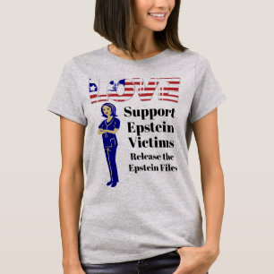 Unterstützung des T - Shirt Epstein Victims