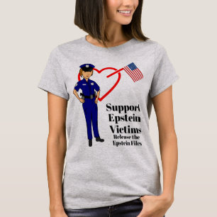 Unterstützung des T - Shirt Epstein Victims