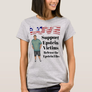 Unterstützung des T - Shirt Epstein Victims