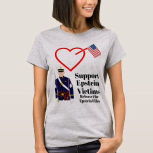 Unterstützung des T - Shirt Epstein Victims