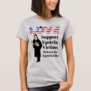 Unterstützung des T - Shirt Epstein Victims