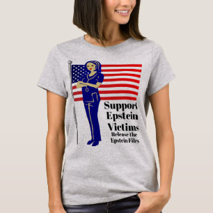 Unterstützung des T - Shirt Epstein Victims