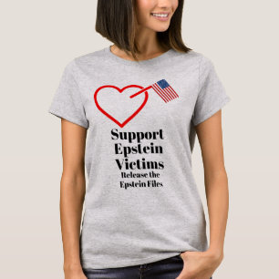 Unterstützung des T - Shirt Epstein Victims