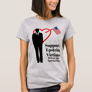 Unterstützung des T - Shirt Epstein Victims