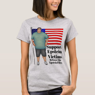 Unterstützung des T - Shirt Epstein Victims