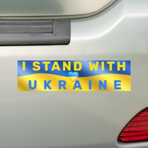 Unterstützung des ukrainischen Autoaufklebers ukra Autoaufkleber