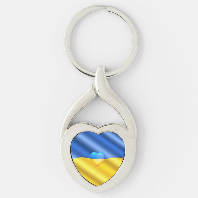 Unterstützung des ukrainischen Schlüsselanhängers  Schlüsselanhänger (Vorderseite)