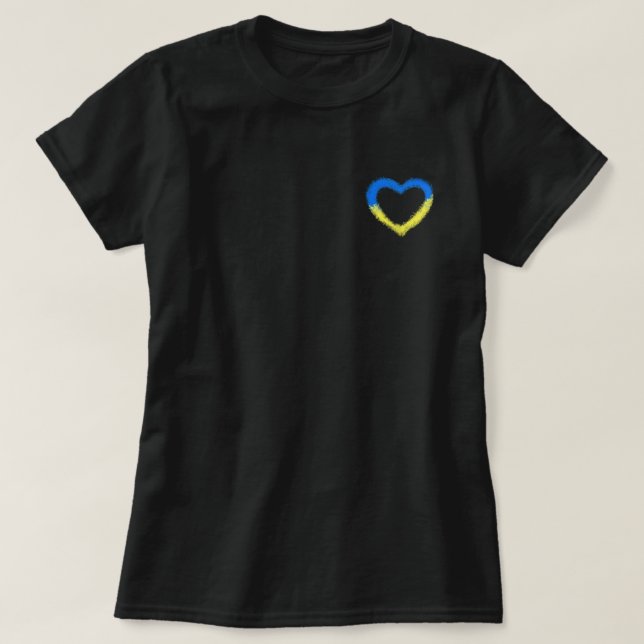 Unterstützung des ukrainischen T - Shirt ukrainisc (Design vorne)
