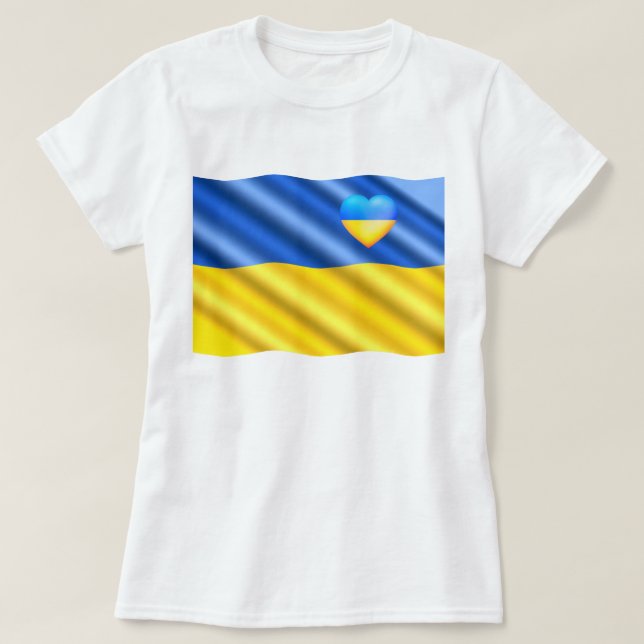 Unterstützung des ukrainischen T - Shirt ukrainisc (Design vorne)