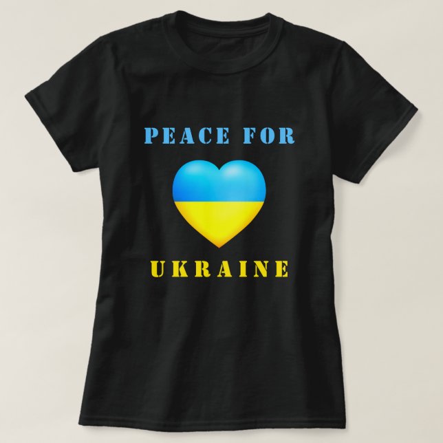 Unterstützung des ukrainischen T - Shirt ukrainisc (Design vorne)