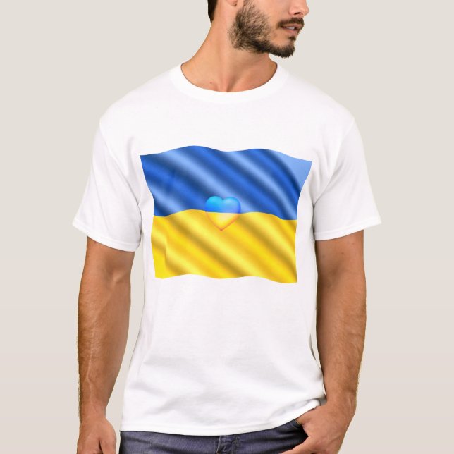 Unterstützung des ukrainischen T - Shirt ukrainisc (Vorderseite)