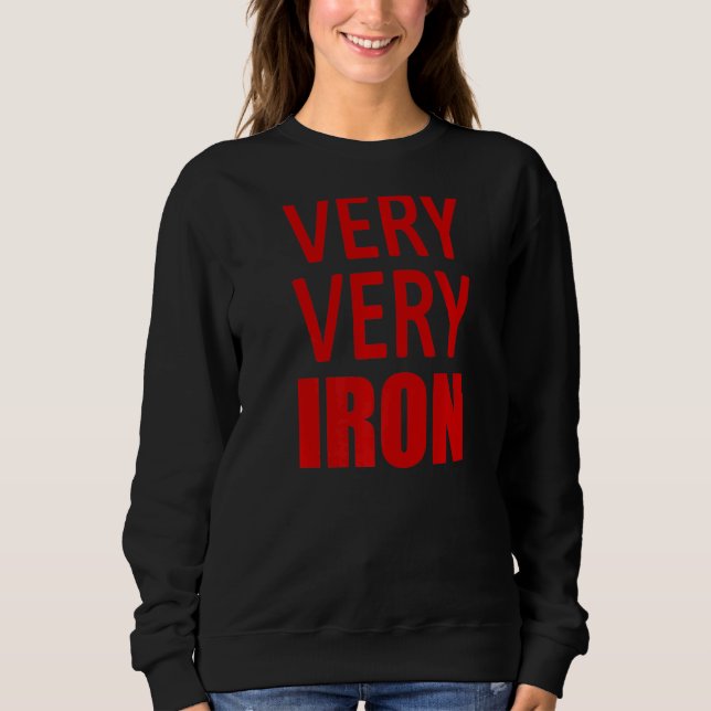 UNTERSTÜTZUNG DES VATERS VON EISENDADDY TRIATHLON  SWEATSHIRT (Vorderseite)