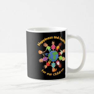 Unterstützung des Weltkindertagsplanes Erde Kaffeetasse