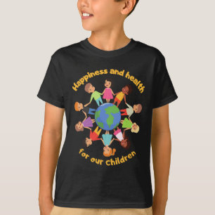 Unterstützung des Weltkindertagsplanes Erde T-Shirt
