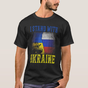 Unterstützung, die ich mit der Ukraine stehe Russ T-Shirt
